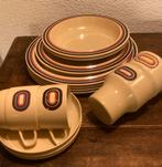Mepal vintage serviesje in nette staat, beige, Caravans en Kamperen, Kampeeraccessoires, Ophalen of Verzenden, Gebruikt
