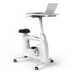 Flexispot worktrainer deskbike - fiets met bureau - wit, Ophalen, Zo goed als nieuw, Metaal, Stoelfiets