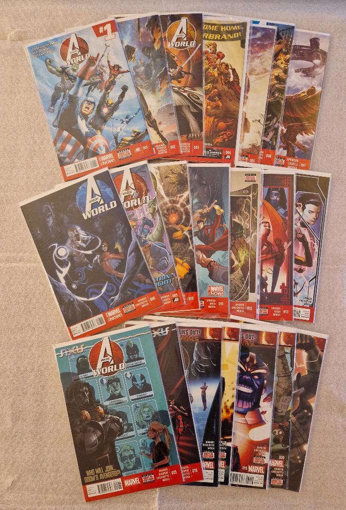 Avengers World [2014-2015] #1-21 - complete serie - Marvel, Boeken, Strips | Comics, Zo goed als nieuw, Complete serie of reeks