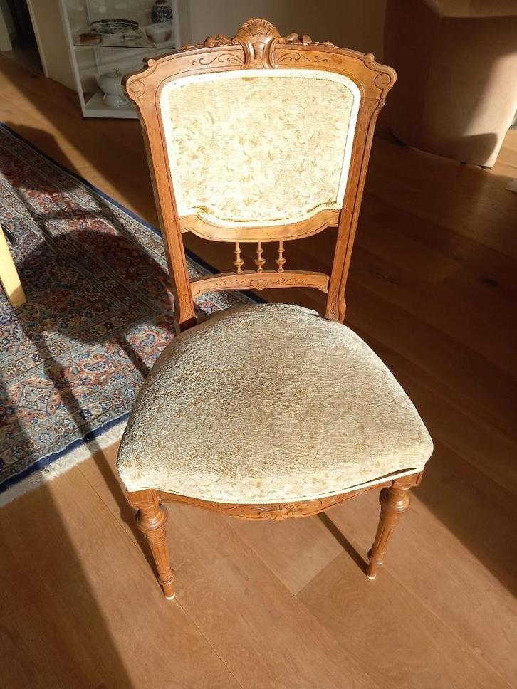 Antieke set eetkamerstoelen, Antiek en Kunst, Antiek | Meubels | Stoelen en Banken, Ophalen