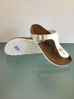 GRATIS VERZENDEN | BIRKENSTOCK Gizeh witte slippers 36, Kleding | Dames, Schoenen, Slippers, Verzenden, Wit, Nieuw