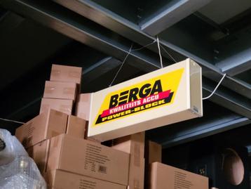 reclame bord BERGA Accu's (klein formaat) beschikbaar voor biedingen