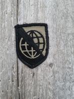 U.S. Army 359th Signal Brigade Insignia Patch black on green, Ophalen of Verzenden, Landmacht, Amerika, Embleem of Badge