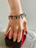 Zamak armband (118) met groene kristallen, Sieraden, Tassen en Uiterlijk, Armbanden, Met kristal, Overige materialen, Nieuw, Ophalen of Verzenden