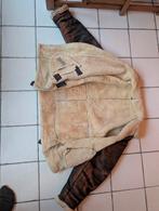Orignal Shearling Lammy coat 100% leer/wol XL, Kleding | Heren, Jassen | Winter, Ophalen of Verzenden, Gedragen, Maat 56/58 (XL)