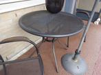 Tafeltje voor tuin of balcon, Tuin en Terras, Ophalen, Gebruikt, Rond, Metaal