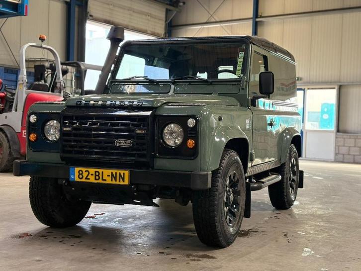 Land Rover Defender 90 TD5 Hardtop HR 4WD 2004, Auto's, Bestelauto's, Particulier, 4x4, Airbags, Alarm, Bluetooth, Centrale vergrendeling