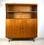 Highboard op hairpinpootjes, eiken
