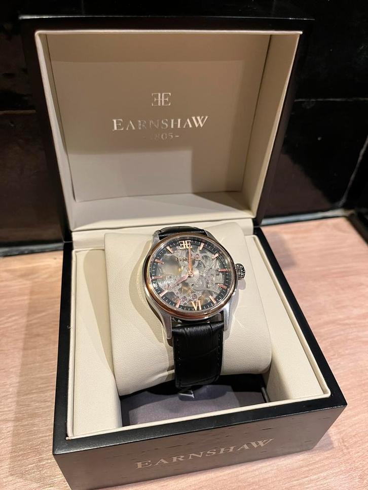 Thomas earnshaw skeleton bauer, Sieraden, Tassen en Uiterlijk, Horloges | Heren, Zo goed als nieuw, Polshorloge, Overige merken