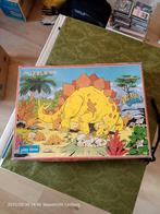 Vintage Play Time Dinosaurus Puzzel, Ophalen of Verzenden, Meer dan 50 stukjes, Gebruikt, 4 tot 6 jaar