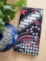 Batik Sarong /lap/stof Indonesië #1450, Nieuw, 30 tot 120 cm, 30 tot 200 cm, Katoen