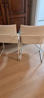 Design stoelen van het dure merk Arco. Kleur gebroken wit., Huis en Inrichting, Stoelen, Ophalen, Zo goed als nieuw, Wit, Twee