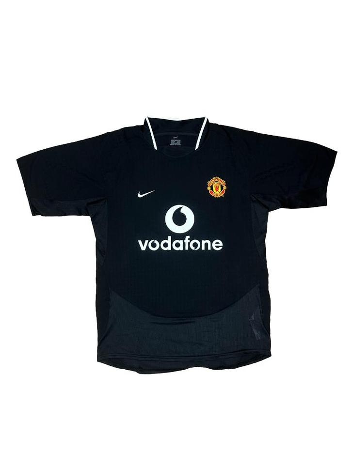 Manchester United Away Shirt 2003/2004 – Nike – M – Zwart, Sport en Fitness, Voetbal, Zo goed als nieuw, Shirt, Maat M, Ophalen of Verzenden