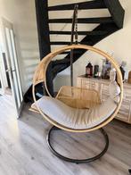 Hangstoel van rotan naturel look, Huis en Inrichting, Stoelen, Overige kleuren, Riet of Rotan, Ophalen of Verzenden, Zo goed als nieuw