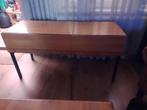 retro  radio  platenspeler  meubel, Ophalen, Gebruikt, Teakhout, Minder dan 150 cm