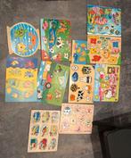 11 houten kinderpuzzels, Ophalen, 10 tot 50 stukjes, Gebruikt
