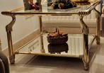 Prachtige Hollywood Regent stijl sidetable, Huis en Inrichting, Tafels | Sidetables, Ophalen, 50 tot 100 cm, Glas, 50 tot 75 cm