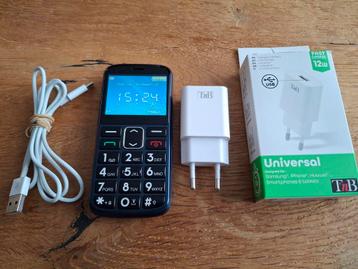 Senioren Telefoon - Simlockvrij met SOS knop. beschikbaar voor biedingen