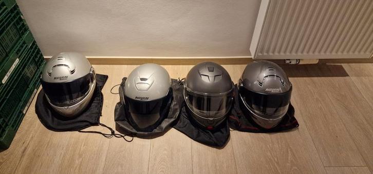 Nolan Helm met N-Com Communicatiesysteem, Motoren, Kleding | Motorhelmen, Dames, Heren, Systeemhelm, XXL, Nolan, Tweedehands, Ophalen of Verzenden