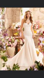 Strapless trouwjurk maat 34, Kleding | Dames, Ophalen of Verzenden, Zo goed als nieuw, Wit, Trouwjurk