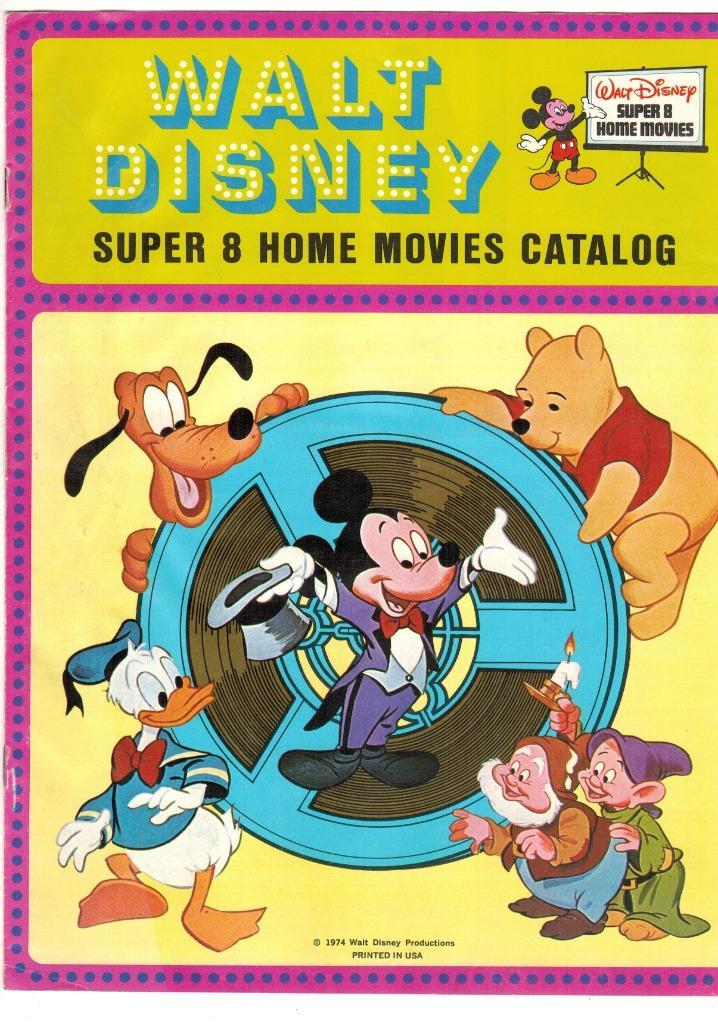 Disney super 8 + 16mm catalogus 1974 en 1989 - flyer 1978, Verzamelen, Film en Tv, Zo goed als nieuw, Film, Overige typen, Ophalen of Verzenden