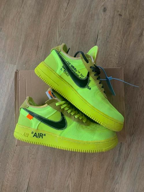 Nike Air Force 1 Off-White ‘Volt’ 42, Kleding | Heren, Schoenen, Ophalen of Verzenden