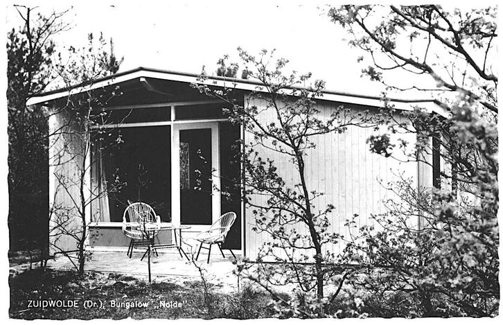 962372 Zuidwolde Dr 1966 Bungalow Vakantiehuisje Ekelenberg, Verzamelen, Ansichtkaarten | Nederland, Gelopen, Drenthe, 1960 tot 1980