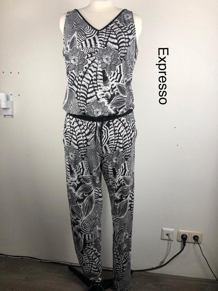 Expresso Jumpsuit  (mt: 42) 15,5/7546, Kleding | Dames, Jumpsuits, Zo goed als nieuw, Maat 42/44 (L), Zwart, Ophalen of Verzenden