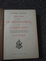 Oude Verklaring Nieuwe Testament - Matthew Henry, Ophalen of Verzenden, Gelezen, Matthew Henry, Christendom | Protestants