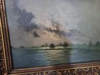 Zeer oud olieverf schilderij in barokke lijst, Antiek en Kunst, Kunst | Schilderijen | Klassiek, Ophalen of Verzenden