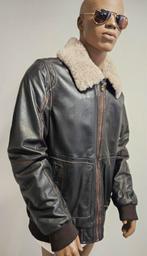 PME Legend leren jas / jack met een vintage look (XXL) zgn, Bruin, Overige maten, Ophalen of Verzenden, Zo goed als nieuw