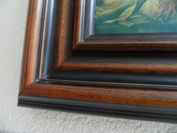 klassieke grote, brede houten lijst - antieke lijst beschikbaar voor biedingen