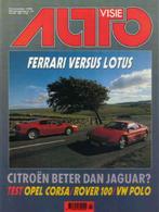 Autovisie 23 1990 : Ferrari 348tb - Lotus Esprit Turbo SE, Gelezen, Algemeen, Ophalen of Verzenden, Autovisie