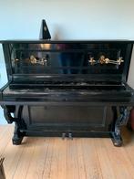 Oude Zwarte piano (Justin van Hyfte) uit begin 1900, Gebruikt, Piano, Zwart, Ophalen