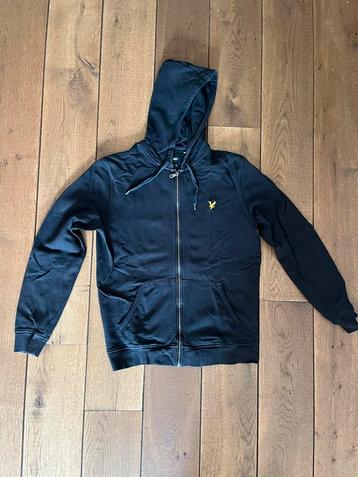 Lyle & Scott Zwarte Hoodie Maat M beschikbaar voor biedingen