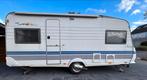 Hobby 495 UF De Luxe '98 met Voortent & Luifel, Caravans en Kamperen, Vast bed, Rondzit, Particulier, 5 tot 6 meter