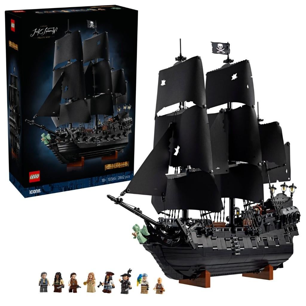 Te huur: Lego The Black Pearl 10365, Kinderen en Baby's, Speelgoed | Duplo en Lego, Ophalen of Verzenden, Gebruikt, Complete set