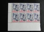 855 300 Jaar Korps Mariniers blok van 8 zegels 1965 Postfris, Postzegels en Munten, Ophalen of Verzenden, Na 1940, Postfris