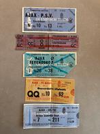 5 tickets Ajax jaren ‘70, Ophalen of Verzenden, Gebruikt, Ajax, Overige typen