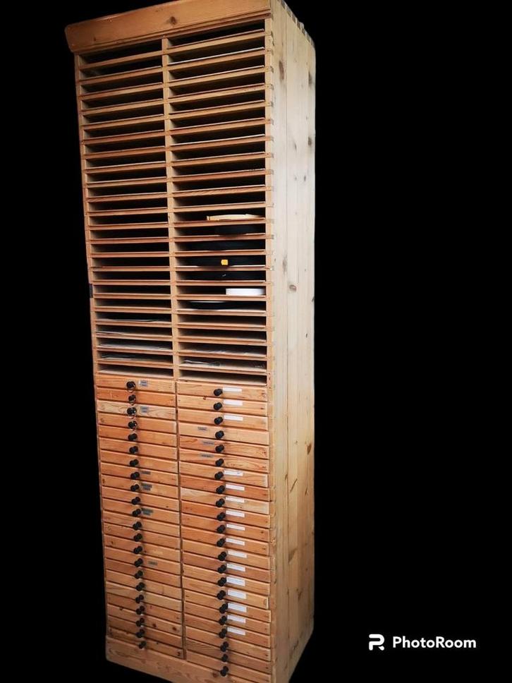 apothekerskast Fourniturenkast, Huis en Inrichting, Kasten | Ladekasten, Gebruikt, 200 cm of meer, 50 tot 100 cm, 25 tot 50 cm