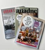 Woontijdschriften pakket: Urban Living, Libelle Ariadne, VT, Ophalen of Verzenden, Zo goed als nieuw, Interieur en Design