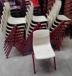 22 x pagholz schoolstoelen vintage Galvanitas cafe stoelen, Ophalen of Verzenden