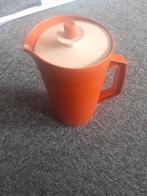 Vintage Oranje Waterkan tupperware, Huis en Inrichting, Keuken | Tupperware, Ophalen of Verzenden, Gebruikt, Beker of Kan
