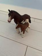 Schleich Horse Club paard en veulen, Ophalen of Verzenden, Zo goed als nieuw, Paard, Beeldje of Figuurtje