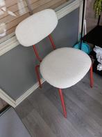 Stoel met teddy stof, Huis en Inrichting, Stoelen, Wit, Ophalen of Verzenden, Zo goed als nieuw, Eén