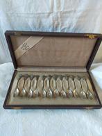 Zilveren Borrel Lepeltjes, afbeeldingen bloemen, gemerkt, Antiek en Kunst, Antiek | Goud en Zilver, Ophalen of Verzenden