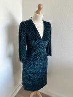 King Louie maat L tulip cross dress velvet 2540, Blauw, Maat 42/44 (L), Ophalen of Verzenden, Zo goed als nieuw