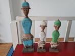 Afrikaanse beeldjes met kraaltjes - Handgemaakt, Antiek en Kunst, Ophalen
