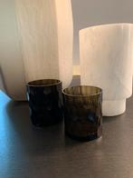 Theelichthouders Dekocandle - dark smoke, Ophalen of Verzenden, Zo goed als nieuw, Overige materialen, Minder dan 25 cm