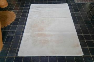 Superzacht hoogpolig vloerkleed tapijt Comfy creme 160x230 beschikbaar voor biedingen